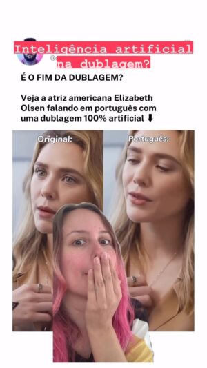 Luisa Clasen Instagram - E dublagem feita por inteligência artificial, será que essa moda pega? O que você acha?

#dublagem #inteligenciaartificial #ia #ai #cinema #audiovisual #curiosidades