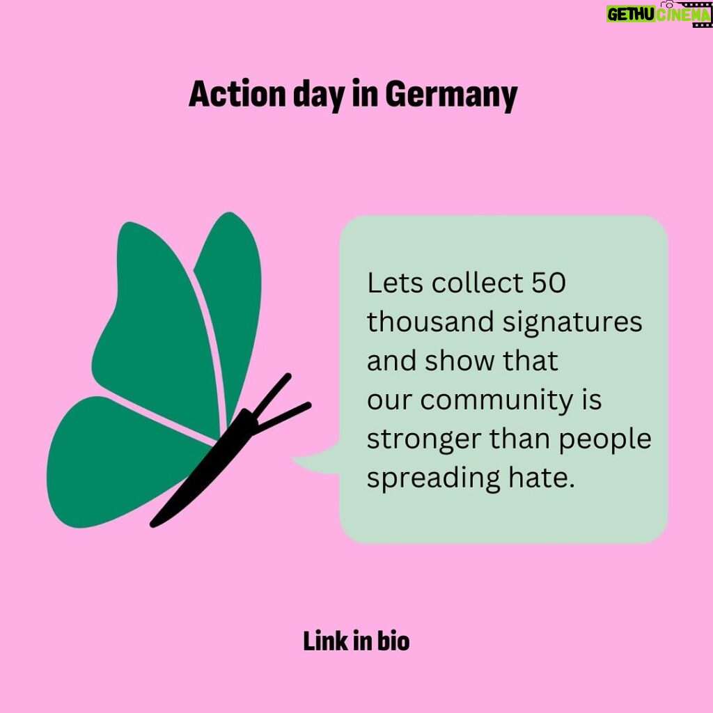 Luisa Neubauer Instagram - This is our message today: spread our message, we must be louder than hate 🫰🏼 We must stand together and keep each other safe. Let’s collect 50k signatures TODAY! We can do it! Abortion in Germany is not free.❤️ Women have to pay from their own pockets and this is putting them under economic and mental stress. The women that come from vulnerable communities and can’t afford this are forced to find other solutions, sometimes this means seeking unsafe alternatives. Together, we can change this. Together, we can ensure that women, no matter where they come from or who they are truly have access to abortion. Abortion is basic health care.🩷🤍 Make abortion free in Germany and sign. Share.🦋