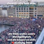 Luisa Neubauer Instagram – In Hamburg soll kein Platz für Nazis sein und ich bin so dankbar für diese schönste Stadt der Welt. ❤️⚓️ #LautGegenRechts