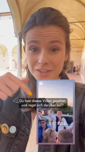 Luisa Neubauer Instagram - Empörung ist gut, aber auf dem Sofa verändert sie nichts. Also let’s go. ♥️ #Sylt #ZusammenGegenRechts #DemokratieForFuture