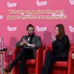 Luisa Neubauer Instagram - Am letzten Freitag bei der Veranstaltung von @jusos zum Thema „Europas Weg in die Zukunft“ fragte @galthasar, warum @luisaneubauer und ich uns gegen Rechtsextremismus engagieren. Hier ist unsere Antwort. Und ihr? Warum engagiert ihr euch gegen Rechtsextremismus? Schreibt gerne in den Kommentaren!