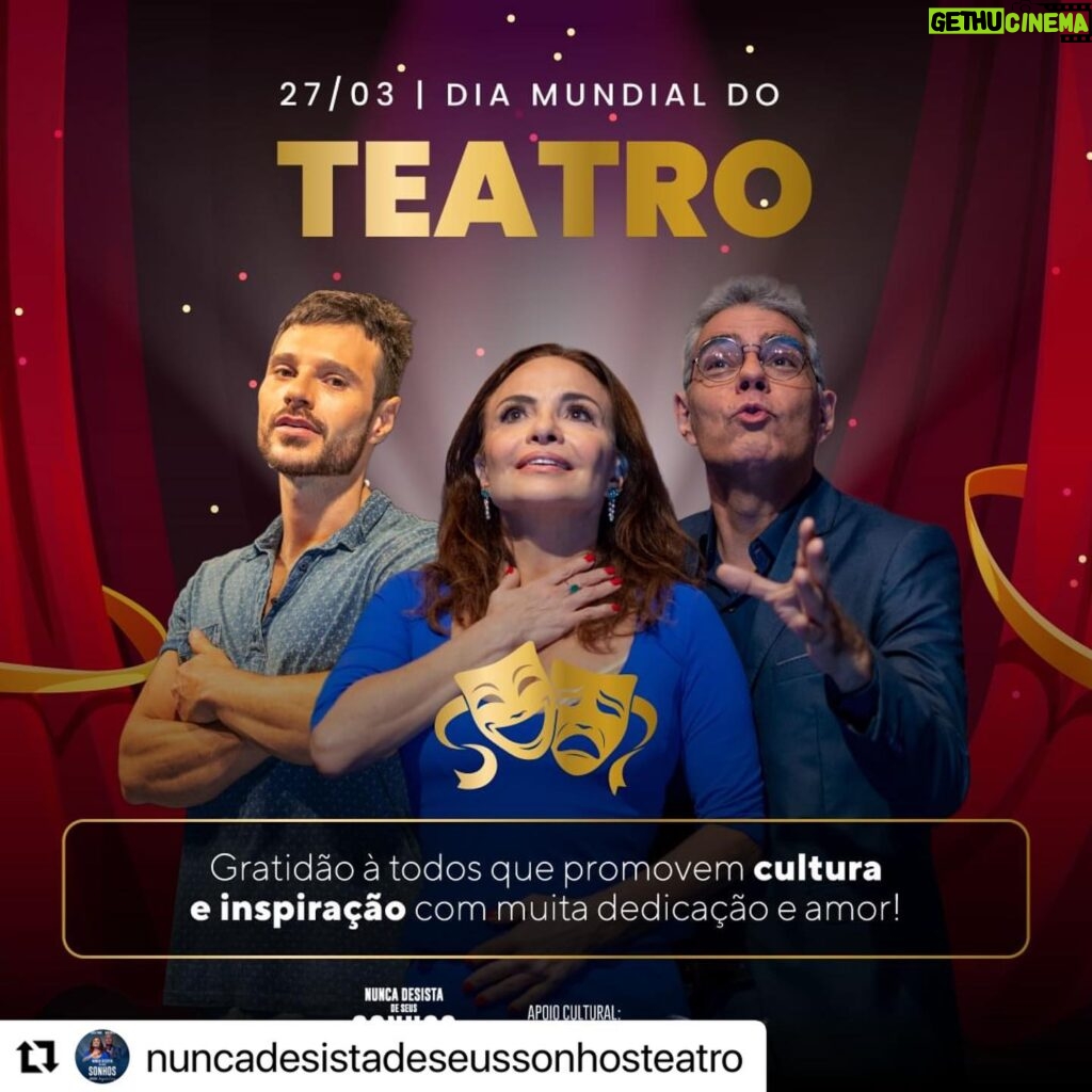 Luiza Tomé Instagram - Teatro te amo #teatro #arte @nuncadesistadeseussonhosteatro @murilinhocunha @netonizo