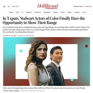 Lulu Wang Instagram - I’ve been thinking a lot about soft power vs hard power. Hollywood is known for its pursuit of hard power - “money, fame, external influence and affirmation, power and scale” (as said beautifully by @veramiao who always leads me to think in more expansive ways). But in embracing soft power, we can choose to only make things we love, and choose to only work with those we feel we can create meaning with. I could not have chosen more incredible partners than @sarayublue and @brian_tee and it gives me such immense joy to watch them show their full range in these roles. Soft power is @nicolekidman allowing us to use her name and prestige to create a platform for so many other talented folks who don’t often get offered the same kind of meaty roles. I hope to see more leverage of soft power to shift culture and expand narrative perspectives. Thank you @therebeccasun for this insightful piece spotlighting two stars that have so much more shine in them than we can even imagine.
