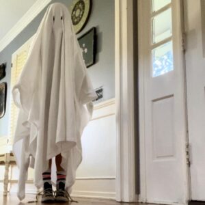 Lulu Wilson Instagram - happy halloween from a ghost and (most of) her cats