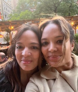 Luna Lauren Velez Instagram - Me and Lori. It’s been a while. Happy Memorial Day weekend everyone!✨#holiday #twins #twinning #fun #nyc #love 💖