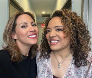 Luna Lauren Velez Instagram - One of the best things about working in #NYC is seeing people you’ve know for a long time. I had a great time shooting #EastNY and got to see the talented beauty @theonlyelizabethrodriguez . It was just wonderful! #actorslife #setlife #latinas #ninaandgina #fun #working #love ✨