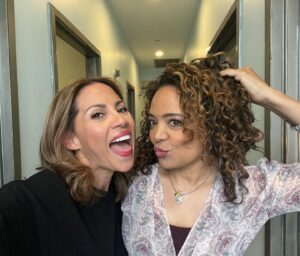 Luna Lauren Velez Instagram - One of the best things about working in #NYC is seeing people you’ve know for a long time. I had a great time shooting #EastNY and got to see the talented beauty @theonlyelizabethrodriguez . It was just wonderful! #actorslife #setlife #latinas #ninaandgina #fun #working #love ✨