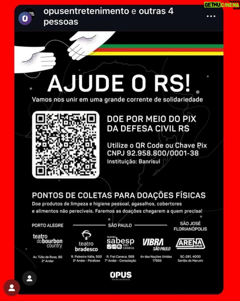 Luna Di Instagram - 🚨🚨🚨 Vc de São Paulo que puder fazer doações de itens de higiene pessoal, roupas íntimas, shampoo, condicionador, desodorante, agasalhos, e cestas básicas por favor!! Façam suas doações🌹 No post mostra alguns pontos em que estão recolhendo.🙏🏻