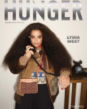 Lydia West Instagram - HUNGER COVER 

@coach @hungermagazine 
Photography @vickylawton 
Writer meganhwallace 
Stylist @phoebelettice 
Makeup @kennethsohmakeup 
Hair @peterluxhair