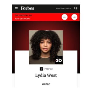 Lydia West Instagram - Omg woke up to this news of 30 under 30!!! Wowwowie thank you @forbesunder30 @forbes