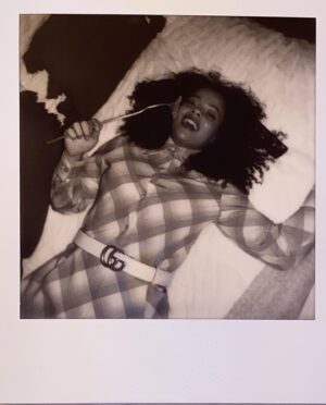 Lydia West Instagram - Thank u W Magazine @wmag 

Words: @brkmrn 
Creative direction: @rachelwestie 
Photos: @polaroid 
Styling: @farrahoconnor 
@prenders @danielaagnello ❤️❤️
