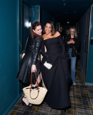 Lydia West Instagram - It takes a blooming team! Thank you @bafta ! Thank you @maisonvalentino for this custom gown and my amazing stylist friend @farrahoconnor and makeup @valeriaferreiramakeup @lancomeofficial and blunt soft hair @pauledmonds217 Last night was insane and thank u team. Back to bed 💤