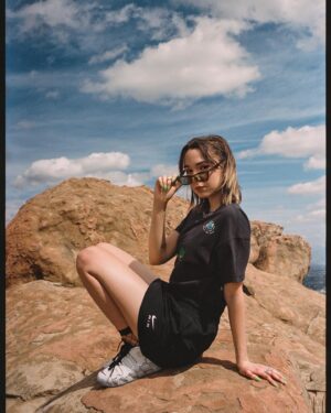 Lydia Night Instagram - omgeeee look mom!! so honored to b apart of nike X nordstrom summer ‘23 alongside the coolest @minji shot by the lovely @danfickle :’)