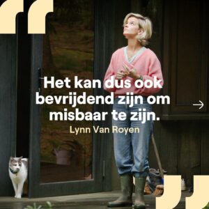 Lynn Van Royen Instagram - 3 volle dagen en nachten ver weg van de bewoonde én virtuele wereld, in een bos, alleen met jezelf. Zes bekende gasten ervaren hoe bijzonder dat kan zijn.
Door de bomen, vanaf maandag 15 april nieuw op VRT 1. 🌳