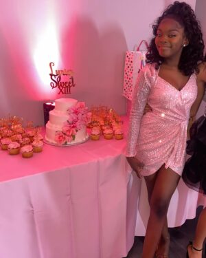 Lyric Hurd Instagram - This is (almost) 13!!!! 

💇🏾‍♀️: @kenniatanae 
💄: @keairabmua 
Styled by mom and auntie! (@nishahurd and @prettybrownvette) 💕