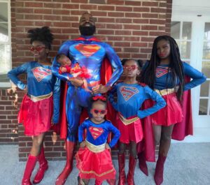 Lyric Hurd Instagram - Super Fam! ❤️💙 

#hurdgirls #halloween2021 #halloween