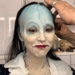 Lyrica Okano Instagram - It took about 5 hours to put this baby on and another hour to take it off, but it was all worth it! Oh! Btw this might be a bit of a spoiler, so if you haven’t seen the 3rd season of #marvelsrunaways yet... swipe with caution 😬 #hulu #yōkainico