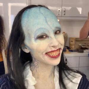 Lyrica Okano Instagram - It took about 5 hours to put this baby on and another hour to take it off, but it was all worth it! Oh! Btw this might be a bit of a spoiler, so if you haven’t seen the 3rd season of #marvelsrunaways yet... swipe with caution 😬 #hulu #yōkainico