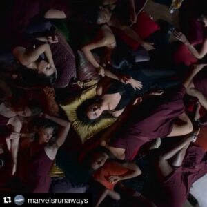 Lyrica Okano Instagram - Just a few more hours ahhhh! My heart is POUNDING to the beat of this clip... Season 3, bring it on!!! #marvelsrunaways #hulu #s3