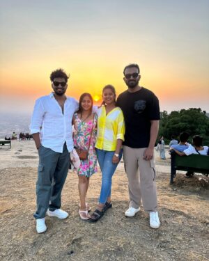 Maahi Gouthami Instagram - Life is better when you're jumping for joy with friends by your side. Embrace the moment, let go of your worries, and soar together towards new heights" 💙

.
.
.
.
.
.
#nandhihills #chiranjeevilakshmisowbhagyavathi
#JumpingForJoy #FriendsInFlight #SoaringHigh #GroupGlee #AirborneAdventures #rowdysidh 
#FriendshipForever #HappyTimes #MakingMemories #GoodVibesOnly #FunWithFriends
