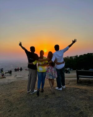 Maahi Gouthami Instagram - Life is better when you're jumping for joy with friends by your side. Embrace the moment, let go of your worries, and soar together towards new heights" 💙

.
.
.
.
.
.
#nandhihills #chiranjeevilakshmisowbhagyavathi
#JumpingForJoy #FriendsInFlight #SoaringHigh #GroupGlee #AirborneAdventures #rowdysidh 
#FriendshipForever #HappyTimes #MakingMemories #GoodVibesOnly #FunWithFriends