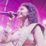 Maalavika Sundar Instagram - My new song - “SAGARA SHAYANA VIBHO” ft. @rajpandit17 is out NOWWWWW on all streaming platforms. Go Stream it now now… LINK IN BIO 🔗 This video was shot during our live performance @southsidestory.fest with my amazing band mates, ma boysssss @reshwin_nishy_nishith @kuberan_drums @livingston06 @akshay.yesodharan_ @sid.keys @krishnarajviolin @larenzaaron ♥️ Love to my team @kashtagramm @themadrascommune @akilesh.chelvan @manish_ravie for always having my back ♥️
