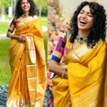 Maalavika Sundar Instagram - In a six-yard saree, Maalavika exudes divine elegance. Saree blouse : @vishadevaninternational Jewelry : @rimliboutique Thank you for choosing our services again. We were pleased to design this saree blouse to complement your style statement. May our relationship flourish. We eagerly anticipate the opportunity to design and style for you again. . . . . . . #vd #vishadevan #vishadevaninternational #designer #designerstore #indianserembanboutique #seremban #seremban2 #sareeblousefusion #fashiondesigner #skirtandblouse #silksareeootd #sareeblousemodern #ethnicwear #patchworksareeblouse #maalavika #bridesmaidindian #bridesmaidoutfit #tamilblogger #sustainability #homegrownbrandmalaysia #indianhomegrownbrand #nammachennai #lehengafashion #tamil #chennaistylist #southeastblogger #kualalumpur #maalavikasundar