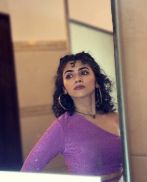 Maalavika Sundar Instagram - Being a sexy spudddddd 🥔 

My love to these amazing talented people ♥️♥️
Styling : @harshitha_pragathi 
Make up : @wanitaz_artistry 
Hair do : @ganesh_hair_architect 
Outfit : @wearhash 

#onlylove