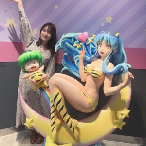 Maaya Uchida Instagram - うる星やつらのコラボカフェにいってきましたよ〜〜〜❣️原宿ー！

最高においしいかわいい楽しいカフェ〜でした💛

おっきいラムちゃんとテンちゃんがいました💕わーい！！