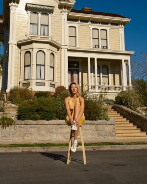 Madeleine Humphries Instagram - Some shots of the lovely and talented @callmemadz around LA

Anyone recognize the famous filming locations?

Shot on #fujigfx100s and #leicam7 #kodakportra400