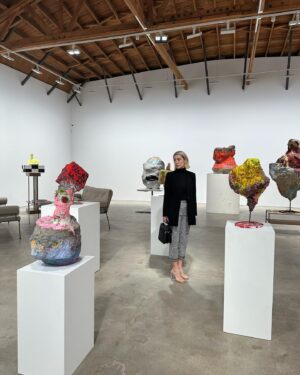 Madeleine Humphries Instagram - Had the privilege of explore @davidzwirner Los Angeles gallery featuring works by Austrian artist Franz West (1947-2012). Which ranges from sculptures, works on paper, installations, as well as interactive pieces. Dated from 1970s-early 2000s. 

Thank you for inviting me to your newly opened LA gallery. I look forward to frequenting the space and look forward to your expansions come next year. 

Come check out beautiful Franz West’s exhibition which will be up till Dec. 16th!