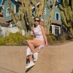 Madeleine Humphries Instagram - Some shots of the lovely and talented @callmemadz around LA Anyone recognize the famous filming locations? Shot on #fujigfx100s and #leicam7 #kodakportra400