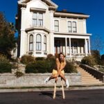 Madeleine Humphries Instagram - Some shots of the lovely and talented @callmemadz around LA Anyone recognize the famous filming locations? Shot on #fujigfx100s and #leicam7 #kodakportra400