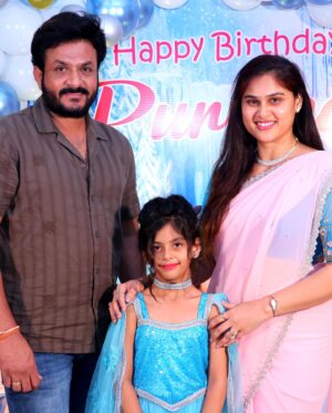 Madhu Reddy Instagram - Happy family ❤️ @purvikaareddy @madithatikrishnakishore