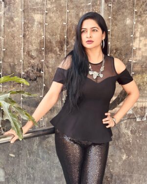 Madhumitha Instagram - 🖤 nothing can beat a #blackoutfit #statementjewelry #sivamadhu