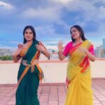 Madhumitha Instagram - With akka🥰 #blooper😂