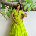 Madhumitha Instagram - #madhumasnava ❤️ #mehendioutfit #mehendioutfitideas #trendingcolours #trendingfabric #madhumithasivabalaji
