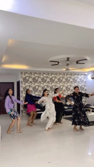 Madhumitha Instagram - Joy of life ❤️ #dancing #family ❤️ #homeiswheretheheartis #cousins #sisters #sisterinlaw #aunt