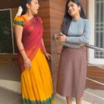 Madhumitha Instagram - Lavanya vs Abhi 😂😬 #neenaankaadhal With @madhumitha_illayaraja ♥️ #reels #reelsinstagram #instagood #instagram #reelitfeelit #explore #explorepage #viralreels #instagramreels #reelsexplore #funnymoments #funnyvideos #funnyreels #comedyreels #comedy #vadivelu #vadivelcomedy #instadaily #igers #igdaily #instalike #neenaankadhal