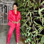 Madhumitha Instagram - You are the presenter of you, be the best, be unique ❤️ #hotpink #blazer #designer #WithLoveSivaMadhu #pink