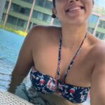 Madhuri Braganza Instagram - Be like water. Not luxurious but valuable for life.🏊‍♀️💦 #waterbaby #waterlove #swim #waterreels #favouritesong #currentfavourite #dojacat #paintthetownred #paintthetownblue