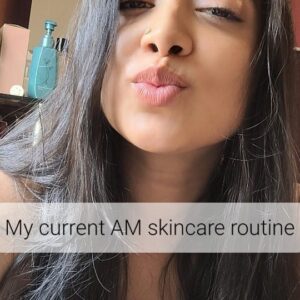 Madhuri Braganza Instagram - As promised, I'm sharing my current daytime skincare routine.
(No ring light used, all natural sunlight only, so you can see the real deal.)
Thank you @aminu.life for my latest addition.🌸
This Radiance Face Oil has really changed my skincare game with its next level ingredients; I'm sure I'm going to be using it for a long long time!🤩
Also let me first say that skincare starts with the gut, what you eat, hydration, etc. and then skincare products.
Products used:
Cleanse
Hyaluronic Acid
Radiance face oil
Sunscreen
Lip mask/balm
Concealer 
Mascara
Lipstick
#ad #morningskincare #amskincare #daytimeskincare #skincarereels