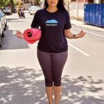 Madhuri Braganza Instagram - Post yoga meditation feels.🧘‍♀️😌 . . Thanks for the picture @v_need_music #tshirtreference #irrelevant #irrelephant #poserforlife #peace #postmeditation #postyogafeels #acceptance #happypridemonth #itsallirrelevant #feelitpostit #kbye