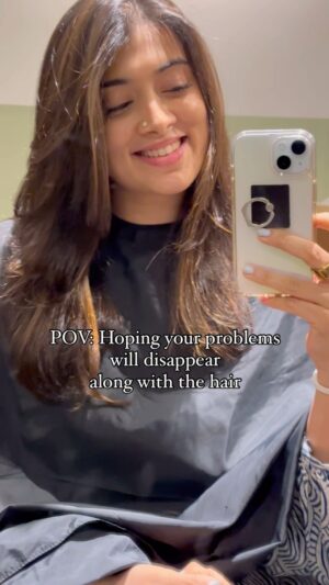 Madhuri Braganza Instagram - New hair, new me? I think not😁 
#highhopes #annualhaircut #haircutreels