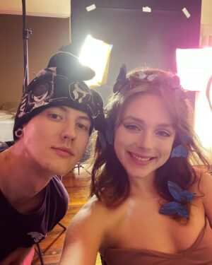 Madison Davenport Instagram - Bts of the photoshoot for the cover of “Oh Sh*t!”! Thank you so much to every one who has streamed, liked and followed me on Spotify!! I love you guys🦋🦋
#madisondavenport #ohshit #femaleartist #independentartist