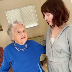 Madison Davenport Instagram - #womancrushwednesday goes out to my 98 year old ✨Great✨ aunt Jean.

She was a chorus girl in traveling commercials during the 40s. She was an incredible singer, dancer and the original boss ass bitch(her own words). She bucked the social norms of her time and truly lived as an independent woman going after her dreams and not letting society box her into the role of “perfect woman”. She’s told me many stories of her adventures in Japan and the experience of being able to buy her mother a house at 35years old. 
She met her husband Bill when she was 40 years old and they built the house that she still lives in to this day 40 years ago.
When I asked her if she had any advice for us youngins, she said,”Stop giving a rats ass what other people think or expect of you. People will always have opinions about what you should be doing… but they’re dead and gone and I have no regrets. Live the life that makes you happy and enjoy every second. Life is long… but boy does it feel like a blink of your eyes.”
She has no regrets and only wishes that she could’ve danced with Bill cheek to cheek for the first time over and over again. 
#queen #goddess #multigenerational 

What’s the best peace of wisdom you’ve received?