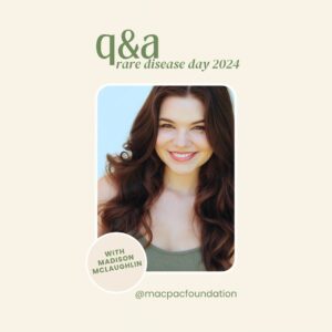 Madison McLaughlin Instagram - Head over to our stories TODAY to ask our VP @madisonmclaugh all things #rarediseaseday 🧬