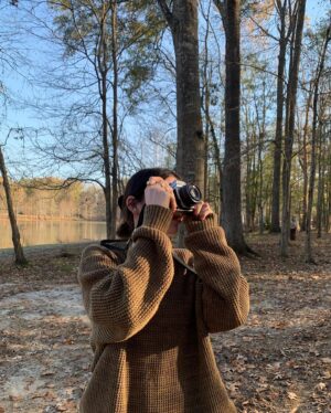 Madison McLaughlin Instagram - hi from the woods! last photo is me casting a spell on you 🤭