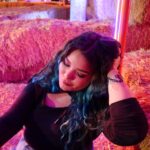Madison De La Garza Instagram - 💜🖤💙