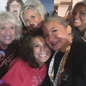 Maesi Caes Instagram - After teaching for six hours, we drove an hour back to Orlando rushing to park and get inside the ESPN Arena to catch former Dance Moms’ dynamic dancer @maesicaesofficial perform in the jazz dance and pom divisions representing Minnesota!

By the time I got through the crowd into this special handicap, seating section, I had MISSED her and all the incredible routines from Minnesota, Hofstra University, Ohio State University, and a shout out to Rutgers too!!! It was great to see Kelly Larkin @studioldance and Michelle Larkin!

You all know how Disney World is ~ you finally get to your destination and then you have to walk a million more feet to really get where you are going! We told them we needed security on the way in, they completely ignored us until the crowd started to swell and follow me, and the girls started to scream my name at the tops of their lungs!!! Suddenly Security was everywhere! Thank You!!!! 

I wish there had been an orderly manner in which I could’ve taken a photo with each and every young person there… 
Although with thousands of people there that would have taken several days! 

You don’t realize how crazy it is to be sitting down low in a chair and have a crowd of tall people close in on you. Not only is it scary, but also dangerous. My power wheelchair weighs 450 pounds.(without me in it)lol! If my wheel rolls over your foot, it will shatter the bones!
I wasn’t present to host my own event! 
I wasn’t on the judging panel or a guest of UCA!
I had just paid for tickets for myself and my friends to run in to see a few routines and run out! 

The venue and the show was fabulous! I’d love to come back next year with an organized & safe plan in place!!! 👍🏼👏🏼 #aldc #aldcalways #abbylee #abbyleedancecompany #dancemoms #aldcla #aldcpgh #abbyleemiller #madhouse #leaveitonthedancefloor